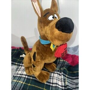 Vintage 1998 Cartoon Network 20” Scooby Doo Sitting “ I Ruv You”